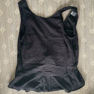 H&M Black Peplum Tanktop